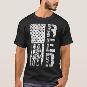 Remember Everyone Deployed Navy Soldier RED Friday T-Shirt