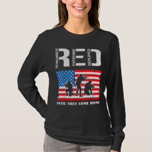 Remember Everyone Deployed Veteran Soldier 2 T-Shirt