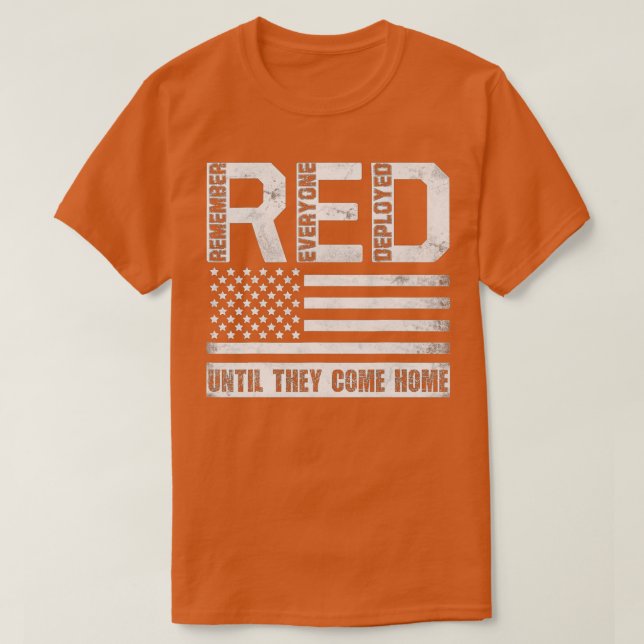 Remember Everyone Veteran Deployed RED Friday 1 (1 T-Shirt (Design Front)