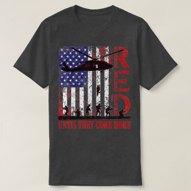 Remember Everyone Veteran Deployed RED Friday 1 (2 T-Shirt (Design Front)