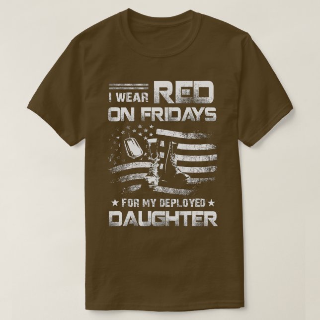 Remember Everyone Veteran Deployed RED Friday (41) T-Shirt (Design Front)