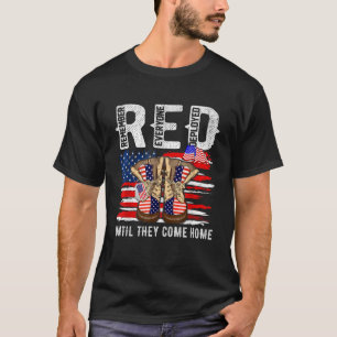 Remember Everyone Veteran Deployed RED Friday Husb T-Shirt