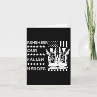 Remember fallen heroes memorial days usa soldi card