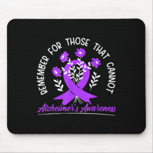 Remember For Those Cannot Flower Ribbon Heimerheim Mouse Pad