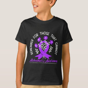 Remember For Those Cannot Flower Ribbon Heimerheim T-Shirt