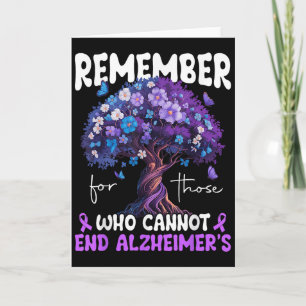Remember For Those Who Cannot Dementia Heimer's Aw Card