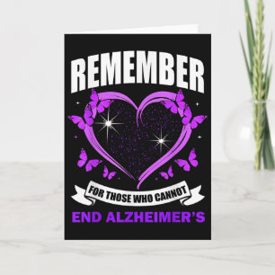 Remember For Those Who Cannot Heimer's Awareness M Card