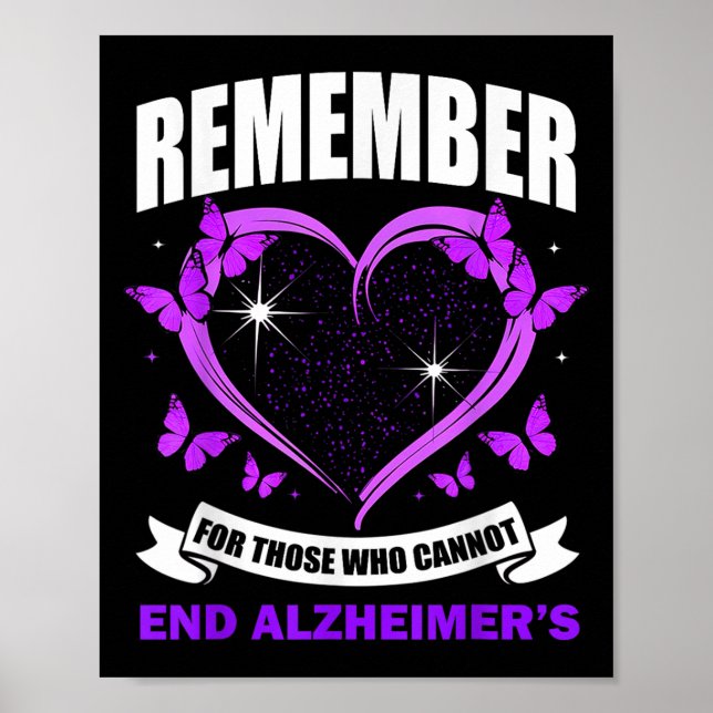 Remember For Those Who Cannot Heimer's Awareness M Poster (Front)