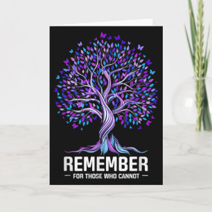 Remember For Those Who Cannot Heimer's Awareness W Card