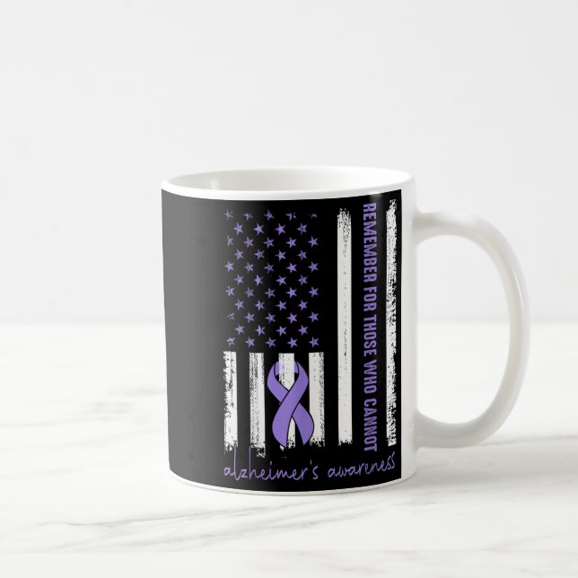 Remember For Those Who Cannot Purple Heimer's Awar Coffee Mug (Right)