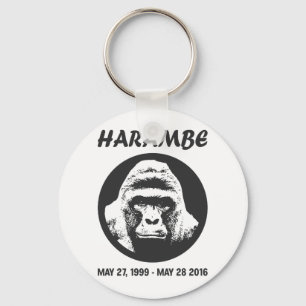 Remember Harambe Key Ring