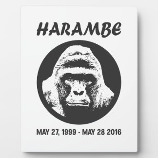 Remember Harambe Plaque