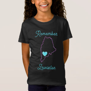 Remember Lewiston w/Customized Name Text  T-Shirt