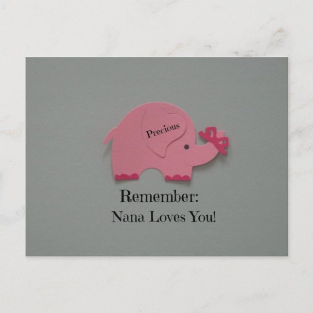 Remember: Nana Loves You! Postcard (Front)