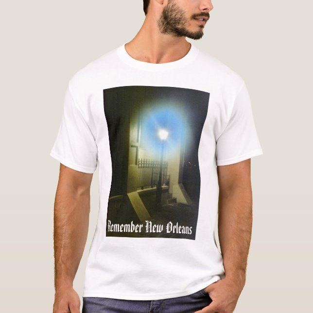 Remember New Orleans Lampost T-Shirt (Front)