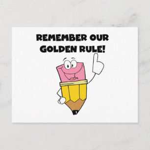 Remember Our Golden Rule Postcard