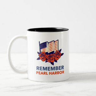 Remember Pearl Harbour Two-Tone Coffee Mug