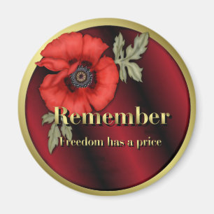 Remember Poppy Magnet