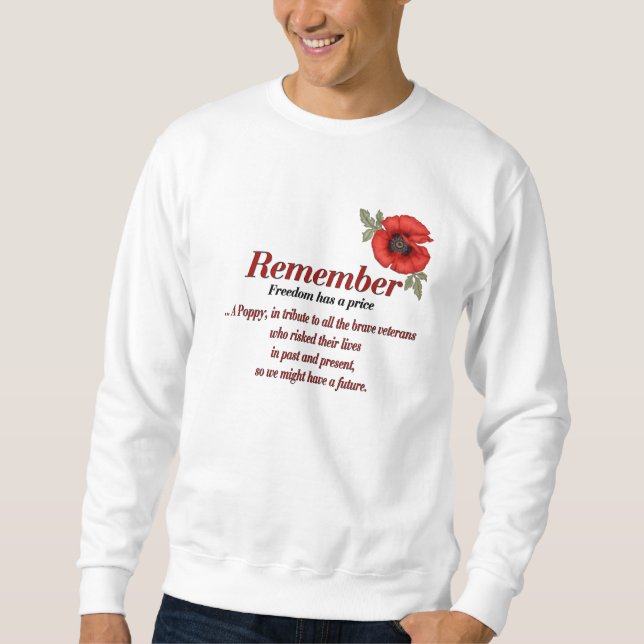 Remember Poppy Tribute Shirt (Front)
