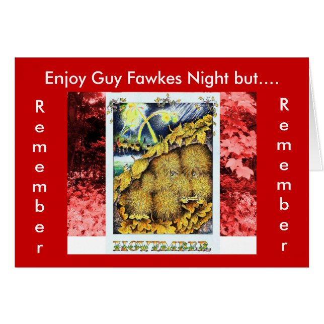 Remember, Remember Guy Fawkes Party (Front Horizontal)