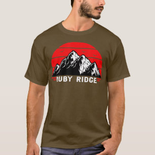 Remember Ruby Ridge Idaho Mountain 2 T-Shirt
