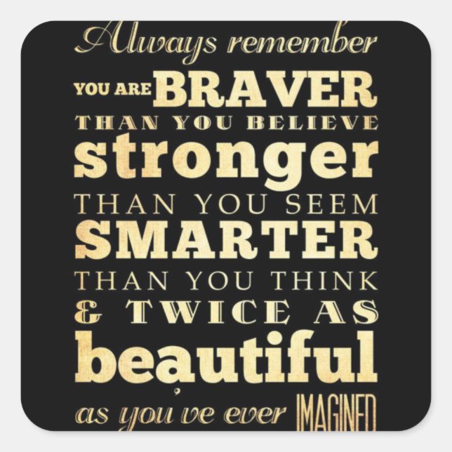 Remember Sisters.... Square Sticker (Front)