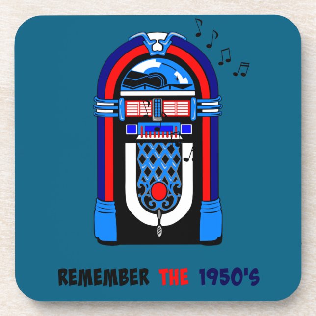 Remember the 1950, Jukebox, Coaster (Front)