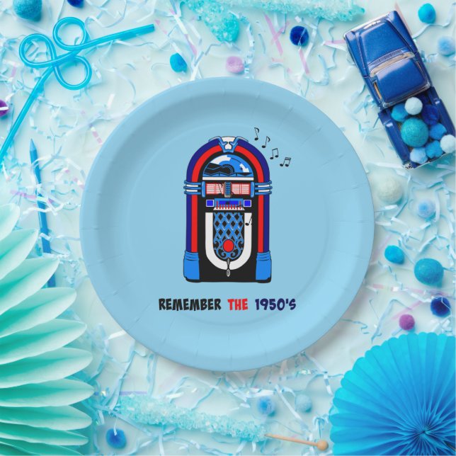 Remember the 1950's paper plate (Party)