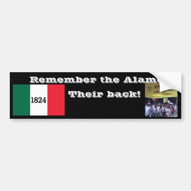 Remember the Alamo! Bumper Sticker (Front)
