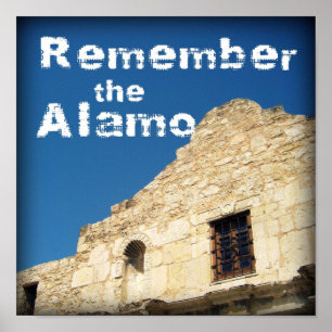 Remember the Alamo Poster