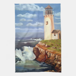 Remember the Beautiful Things LIghthouse Tea Towel