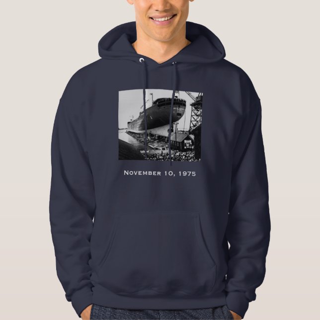 Remember the Edmund Fitzgerald Hoodie (Front)