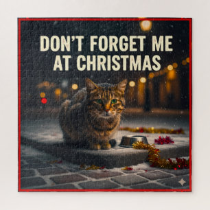 Remember the poor cats at Christmas Jigsaw Puzzle