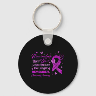 Remember Their Love Alzheimer's Awareness For Men Key Ring