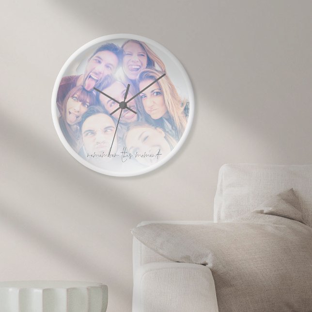 Remember This Moment Best Friends Photo Clock (Creator Uploaded)