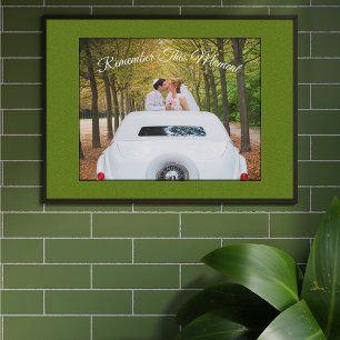 Remember This Moment Newlyweds Keepsake Photo Print