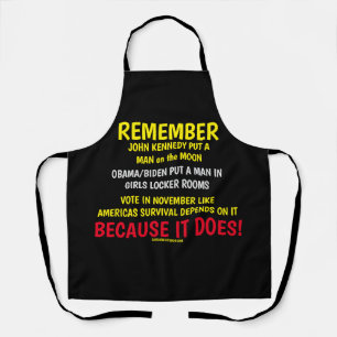 REMEMBER TO VOTE APRON