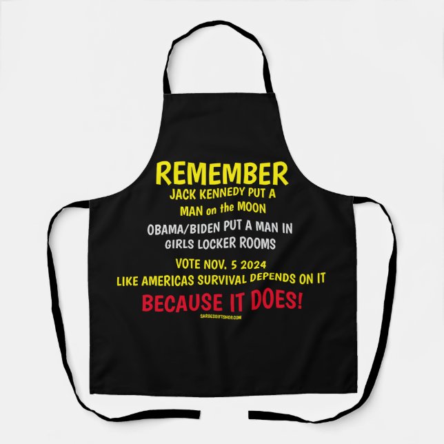 REMEMBER TO VOTE APRON (Front)