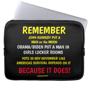 REMEMBER TO VOTE LAPTOP SLEEVE