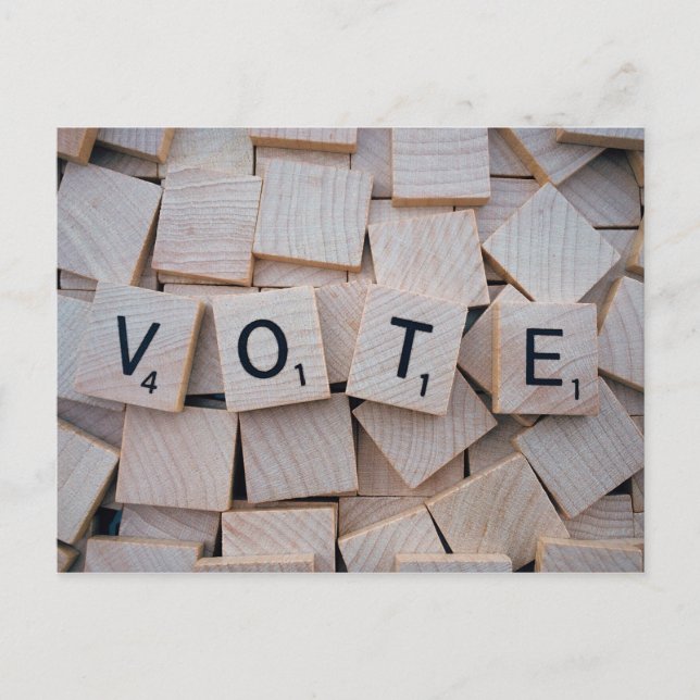 Remember to vote postcard (Front)
