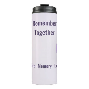 Remember Together Tumbler Soft Heart World Alzhe