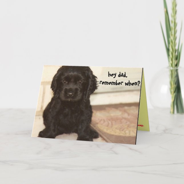 remember when, dad? card (Front)