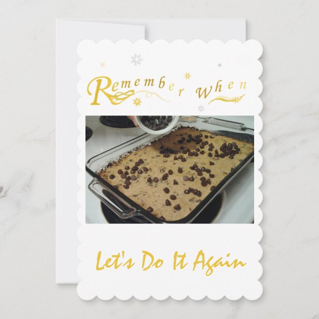 Remember When Let's Do It Again Card by RoseWrites (Front)