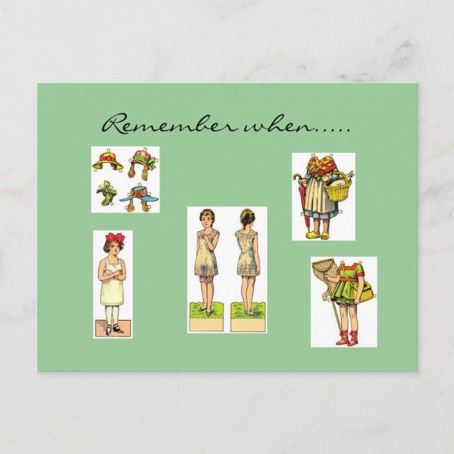 Remember When Vintage Postcards (Front)