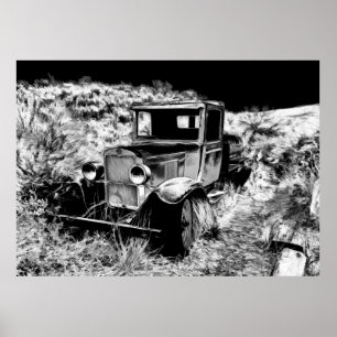 Remember When - Vintage Truck Poster