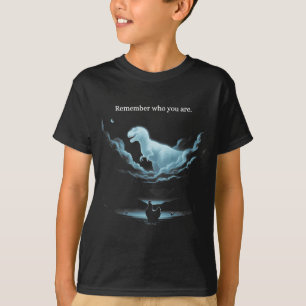 Remember Who Are You Dinosaur Chicken Meme Evoluti T-Shirt