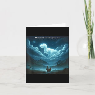 Remember Who You Are Chicken  Card