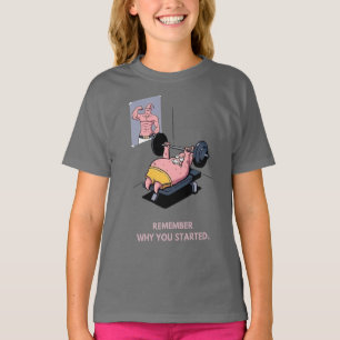 Remember Why You Started Motivational patrick T-Shirt