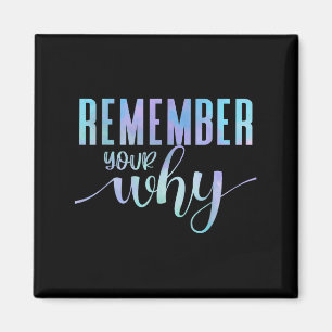 Remember Your Why Gym Motivation Fitness Insration Magnet