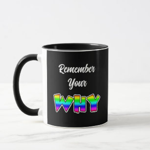 Remember Your Why Inspirational Mug
